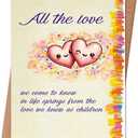 Valentines Day Card for Mom Dad, Valentine's Day Gifts for Mom and Dad from Son Daughter (QQ-152)