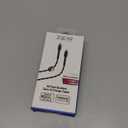LAX Apple MFi Certified Braided Nylon Lightning Cable Compatible with iPhone, iPad, and iPod  4Feet Black