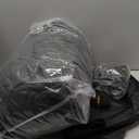 Rosefray 900D Boat Cover, Heavy Duty Waterproof Bass Boat Covers with Motor Cover Fits V-Hull/Tri-Hull/Fish/Ski/Runabout Boat,Fade-Proof Trailerable Boat Cover Fit 17'-19' L 96" Width Black/Beige