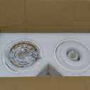 2 Pack Ceramic Brass Semi Flush Mount Ceiling Light Vintage Hallway Light Fixtures, Modern Small Ceiling Mount Light Lamp for Hall Kitchen Entryway Passway Porch Foyer