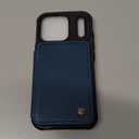 Vinich for iPhone 17 Pro Wallet Case with Card Holder, RFID Blocking Credit Slots Kickstand Shockproof Phone Cover Fit for iPhone 17 Pro 6.3" Blue