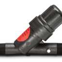 Rain Bird PRF07530S Drip Irrigation In-Line 30 PSI Pressure Regulating "Y" Filter, 3/4" Male Pipe Thread, Black