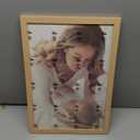 12x18 Picture Frame Rustic, Natural 18x12 Poster Frame Beige, 12 by 18inch Frame, Large Gallery Family Concert Portrait Photo Wall Frame