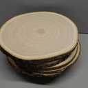 Large Wood Slices for Centerpieces  Wood Centerpieces for Tables, Rustic Wedding Centerpiece, Natural Wood Slabs, Thin Slices, 11-13 inches (10 Pack)