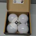 hansang G25 LED Globe Light Bulbs, 60W Equivalent, 5000K Daylight Bathroom, E26 Base, Eye-Friendly Vanity Round, Perfect for Vanity Makeup Mirror, 120V CRI85+ Non-Dimmable 4Pack