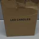 GenSwin Rechargeable LED Flameless Flickering Glass Candles with Remote Timer, Battery Operated Pillar Candles Long Lasting Gold Real Wax USB Candle (D 3H 456)