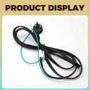 Refrigerator Power Cord Replacement 241516901 for Frigidaire Electrolux Refrigerators, Freezer Service Cord Replace 241516904 241516901 7241516901