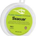 Seaguar Fluoro Premier Saltwater Fishing Line Shock Leader, 100% Fluorocarbon, Multiple Sizes (60lbs/50yds, Clear)