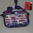 FOCO Philadelphia 76ers NBA Retro Print Clear Crossbody Bag