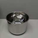 Original Inner Pot for Crock Pot 8 Quart - Stainless Steel Replacement Pot for Crock-Pot 8 Qt Multi-Cooker Crockpot XL Pressure Cooker Accessories Parts