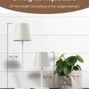 Cordless Table Lamp, Rechargeable Table Lamp with Touch Dimmable Control, Portable LED Desk Lamp for Indoor Patio (White-Rectangle, 1)