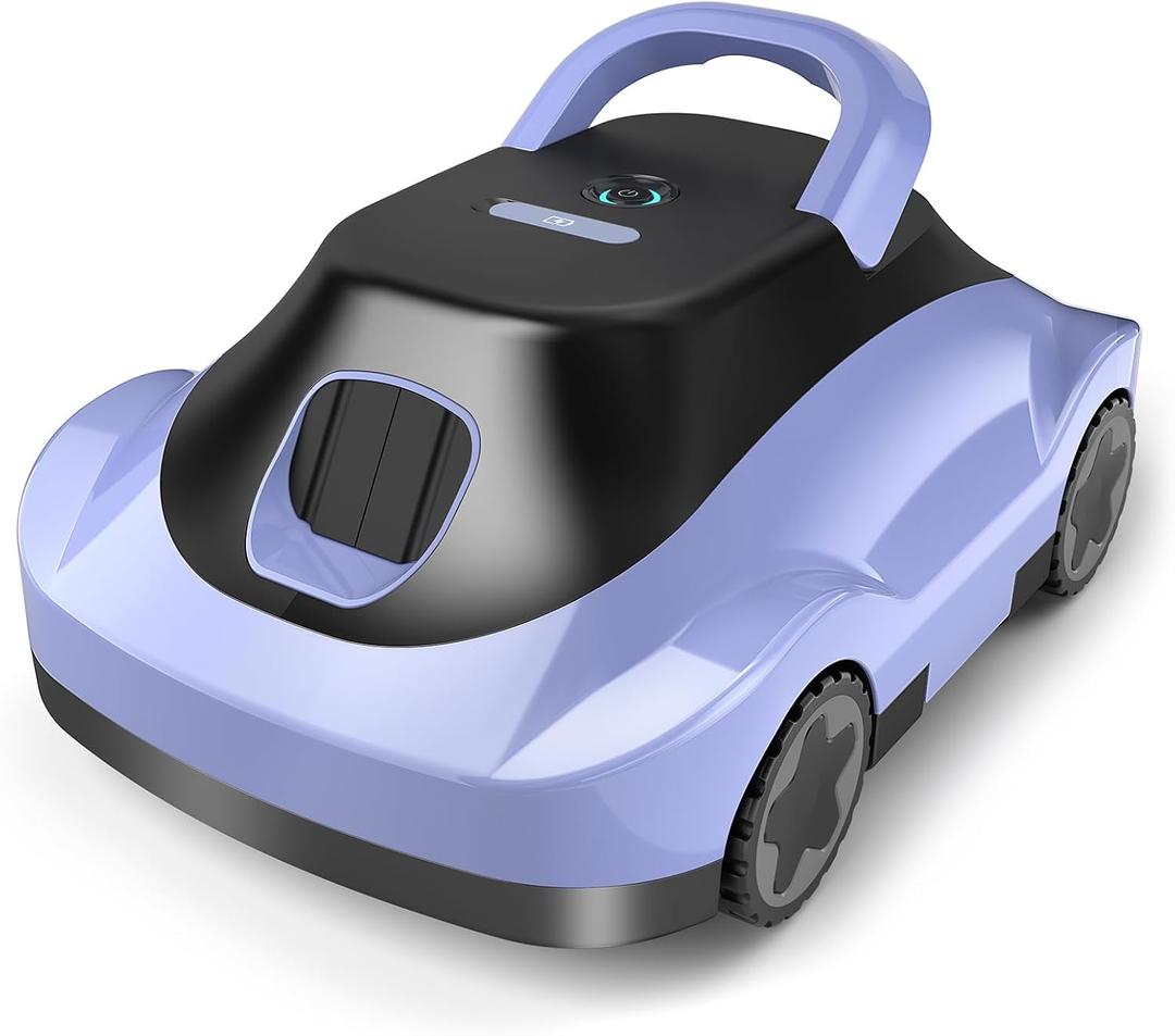 (2026 Upgrade) Cordless Robotic Pool Cleaner, Automatic Pool Vacuum for Above Ground & Inground Pools, 180-Min Runtime, 3L Basket for Leaves & Debris, Auto-Parking, Powerful Suction up to 2200 Sq.Ft