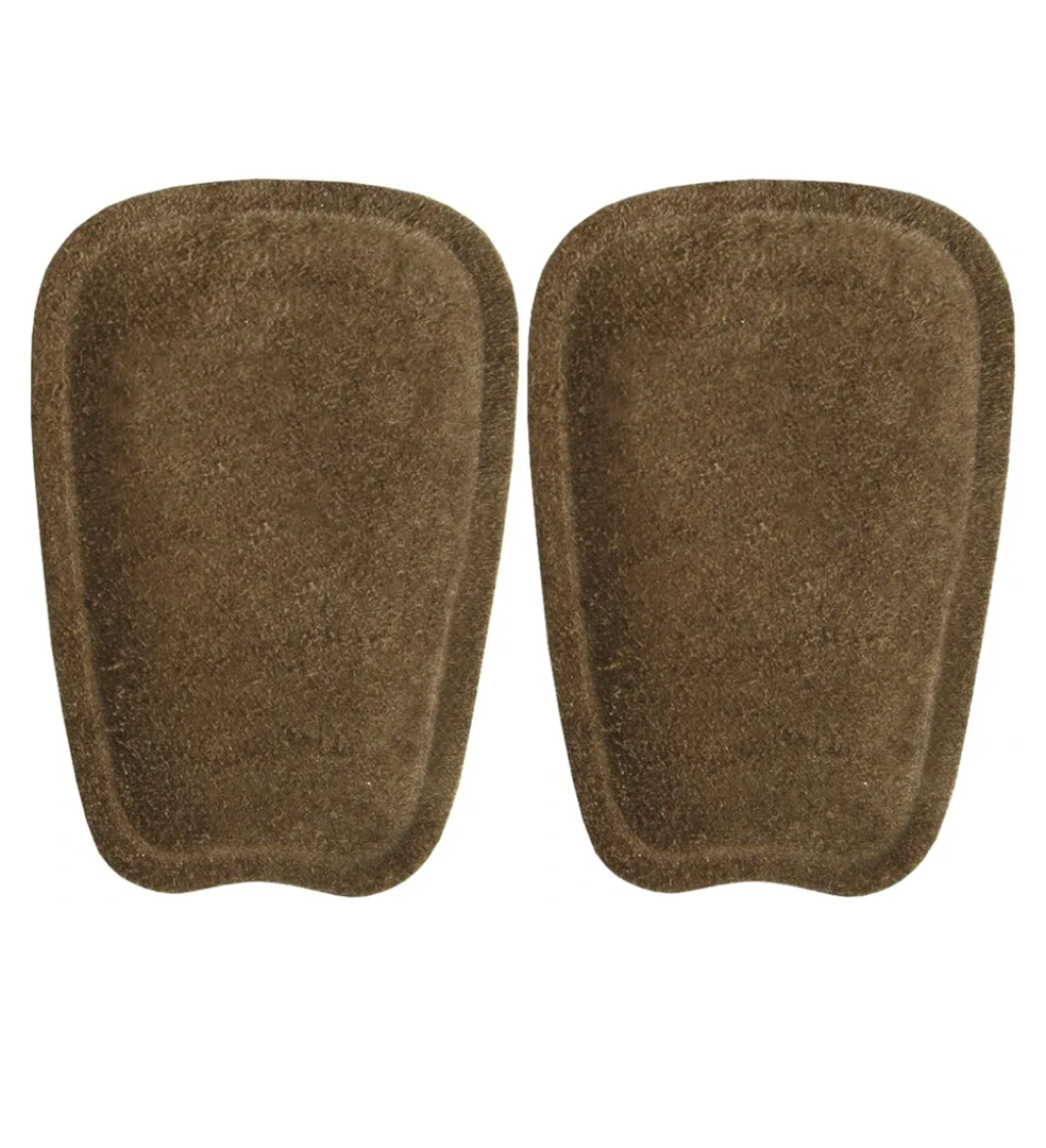 pedag Supra | German Handmade Shoe Tongue Pads | Soft Suede Leather and Memory Foam Shoe Padding | Solves Loose Shoes Problem | 1 Pair, Large/XLarge Size