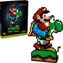LEGO Super Mario World: Mario & Yoshi Building Set for Adults, Ages 18+ - Gift Idea for Birthdays - DIY Craft for Fans of Nintendo Game - Home or Office Display - 71438