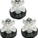 q&p 3 Pieces Spindle Assembly Replace 918-04126 11962 82-403 285-867 285-312 112-0370 Fit Mower Deck i1050 with 4 BoIt Height 6 3/8"