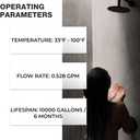 WHR-140, HSH-C135, ISH-100, WSH-C125 Shower Compatible with Culligan Cartridge - Shower Head, Pack of 4