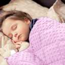 MAXTID Weighted Blanket for Kids 3lbs Pink 36x48 Kids Heavy Blanket Comfort Sensory Blankets for Girls