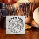 Hiking Signs Decor, Hiking Decor for Home Room Bedroom Desk, Mountain Climber Hiker Camper Adventure Explore Gifts for Women Men Nature Hiking Outdoor Lovers, Explore More