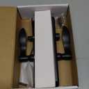 Flat Slot Storm Door Handle Complete Set, Mortise Keyed Lever Mount Latch with Deadbolt for Screen and Storm Doors (Matte Black)