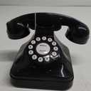 Retro Landline Home Phone,TelPal Corded Old Fashion Desk Phone, Basic Black Decorative Analog Telephone Set, Senior Phone for Home/Office/Hotel