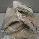 65L Large Blanket Basket,19.7" L x 19.7" W x 13" H Rope Woven Baskets with Handles, Toys Storage Bins, Laundry Basket Perfect for Living Room, Nursery, Bedroom, Home Organization, White & Brown