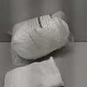 White Twin/Twin XL Comforter Set - 2 Pieces Seersucker Lightweight Bedding Comforter Sets (1 Soft Fluffy Comforter & 1 Pillowcase) - All Seasons Cozy Modern Bed Sets for Women Men (Twin (68''*90''))