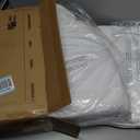 puredown® Goose Feathers and Down White Pillows with 100% Soft Cotton Cover, Bed Sleeping Hotel Collection Pillows Set of 2 King Size