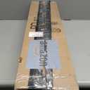 AOSKY Light Filtering Roller Shades Cordless Blinds for Windows, 1% Openness Free-Stop Shades with Valance, Thermal Insulated Fabric, UV Protection, Natural Woven Blinds20" W x 72" H, Ivory