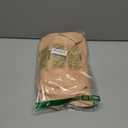 YoungsTex Peach Linen Curtains 45 Inches Long for Short Window, Semi Sheer Textured Drapes with Bronze Grommet Light Filtering Spring Decor for Bedroom Living Room, 42 x 45 Inch, 2 Panels