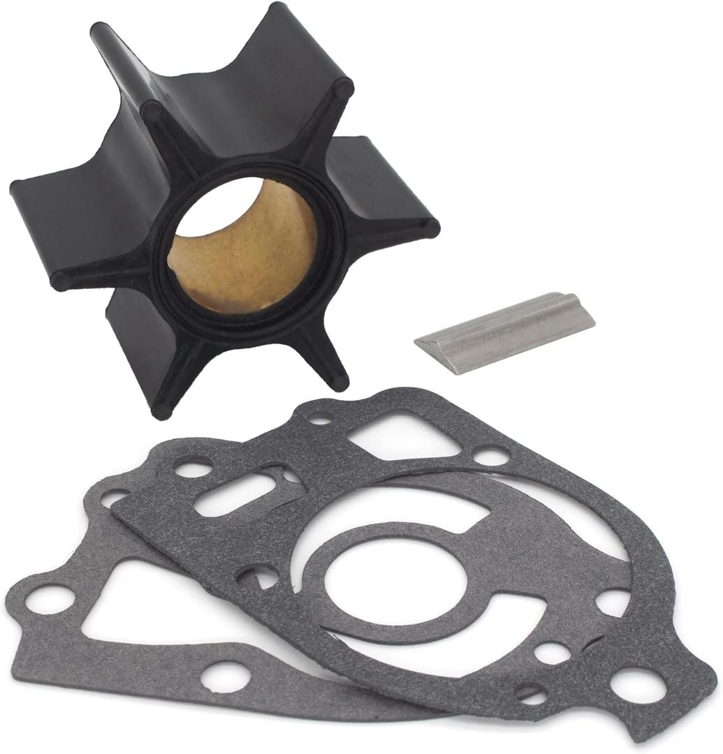 QuickMarine 89984 Water Pump Impeller Service Kit for Mercury Marine Mercruiser Force 65-225 HP Outboard and Sterndrive Motor Replacement 47-89984T3 47-89984 Sierra 18-3017 with Key and Gaskets