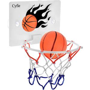 CYFIE Basketball Hoop Toddler, Bathtub Bath Toys for Office Desk Bathroom Slam Dunk Games, Suction Cup Basketball Hoop for Kids Girls Boys (Mini Basketball Hoop)