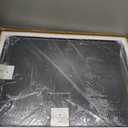 Manocorro Wall Mirror Bathroom Mirror, 20 x 28 Inch Black Rectangular Mirror with Aluminum Alloy Frame, Rounded Corner Hanging Mirror Decor for Entryway, Bedroom, Living Room