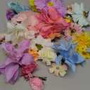 36 Pack Flower Hair Clips Rose Hair Accessories for Women Boho Bride Flower Claw Clip Side Hair Clip Hairpin Brooch Pin Headpiece for Girls Wedding (Colorful Series)