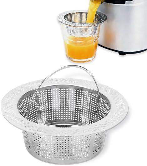 Juice Strainer Compatible with Nama J2 Cold Press Juicer  Stainless Steel Fine Pulp Filter, Easy to Clean by Hand, Ideal Juicing Accessory for Fresh Homemade Drinks