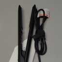 Hair Straightener 1 Inch Flat Iron and Curler 2 in 1, 15s Fast Heating, Professional Titanium Ceramic Ionic Dual Voltage Straighteners for All Hair Types (Black)