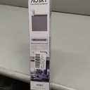 Cordless Roller Shades Blackout Blinds for Windows Room Darkening Rolled Up Shades with Spring System, UV Protection Window Shades Door Blinds for Home and Office (52" W x 72" H, White)