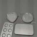 Doll Buddies Kids’ Complete Oven Pan Set for Easy Bake Ultimate Oven | 75 Cupcake Liners (15 More Than Others) | Cupcake, Circle, Heart & Rectangular Bake Pans | Gift Accessories for Easy Bake Mixes