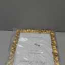 Cuspin 11x14 Picture Frame Vintage Gold Frames, Ornate Leaf Textured Hand-Crafted Resin with Glass Front, Gold Picture Frames for Tabletop Display, Retro Design Home Decor