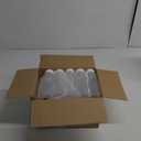 PINGEUI 20 Pack 12 OZ (350 ml) Clear PET Plastic Juice Bottles with White Lids, Reusable Drink Bottles for Storing Smoothie, Juice