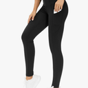 THE GYM PEOPLE Thick High Waist Yoga Pants with Pockets, Tummy Control Workout Running Yoga Leggings for Women, 2XL