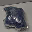 NICETOWN Navy Blue Blackout Curtains Panels for Bedroom, Microfiber Noise Reducing Thermal Insulated Wave Line Foil Print Design Blackout Curtains for Office, Classroom (2 Panels, 52 x 45 Inch)