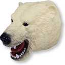 Wild Play Puppets Deluxebase for Kids - Realistic Polar Bear Hand Puppets for Children. Made from Eco Friendly and Natural Latex Rubber, A Wild Animal Toy Puppet for Pretend Play for Boys and Girls