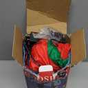 GOOSH 6 FT Christmas Inflatables Deer Outdoor Decorations Blow Up Yard Deer on a Box with Built-in LEDs for Party Indoor Garden Lawn Decor