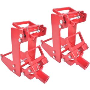 2Pcs Wall Jack, Rated Up to 1,000 lbs, Use with 1.5'' x 3.5'' Fir Poles and 1'' Od Steel Pipe, Portable Cast Iron Wall Jacks for Framing, Lifting Wall Beams