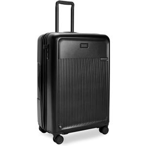 Briggs & Riley 30" Large Expandable Spinner - Checked Luggage for Travel, Suitcases with Wheels, Hardside Rolling Bag for Men & Women, Self-Repairing Zipper - Sympatico Collection, Black