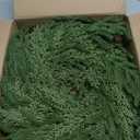 Christmas Norfolk Pine Wreath, 24 Inch Christmas Wreaths for Front Door, Real Touch Pine Wreath, Large Artificial Green Wreaths for Walls Windows Porches Farmhouse Indoor Outdoor Home Decor