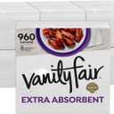Vanity Fair Extra Absorbent Premium Paper Napkins, 960 Count, Disposable Napkins Made Soft and Strong for Messy Meals and Everyday Use