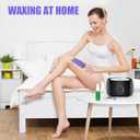 TIKESI Waxing Kit - Wax Warmer for Hair Removal, Hard Wax Kit with 14oz 5 Bags Hard Wax Beans for Full Body, Legs, Face, Eyebrows, Bikini, Brazilian Waxing Kit for Women Men