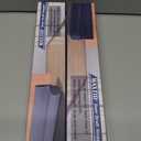 2 x MAXTID Easy to Install 32 Inch Door Draft Stopper - White Foam and Polyester Door Seal