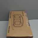 Portable Bluetooth Speakers Wireless Upgrade, 200W Peak Loud Sound/Deep Bass for Party, IP65 Waterproof Outdoor Speaker w/ 2*Subwoofer/2*Tweeter/DSP/Bass Boost/TWS/TF/USB/AUX, 24H Playtime (Black - Orange)